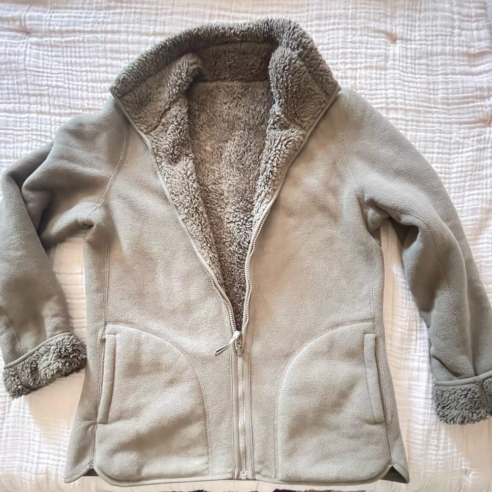 Cozy Tan Sherpa Lined Jacket